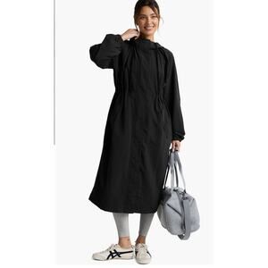 Beyond Yoga En Route Long Hooded Jacket Black Size XL